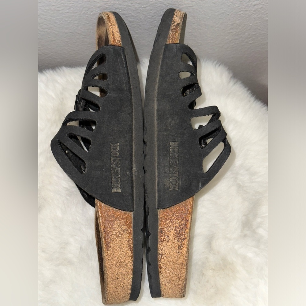 Birkenstock Sandals - 240 - Size 37- US-6 - 6 1/2, Black Sandals - Picture 4 of 6